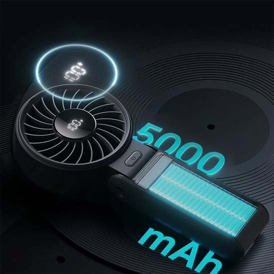 Jisulife Mini Fan Handheld Fan Life7 5000Mah Draagbare Ventilator