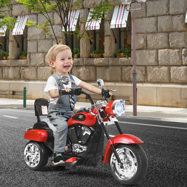 Coast Chopper - Elektrische Kinder Motorfiets - 91 x 48 x 64 cm - rood + zwart