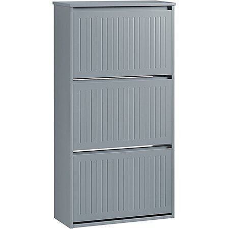 SoBuy - Schoenenkast - Grijs - 61x26x120 cm