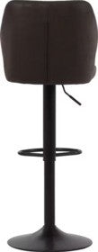 Dutchbone Edward Barkruk 2x - Donkerbruin - 43x43x70 cm
