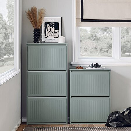 SoBuy - Schoenenkast - Grijs - 61x26x120 cm