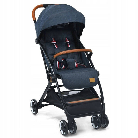 Coast Opvouwbare Kinderwagen - Verstelbare Rugleuning & Voetensteun - 41 x 72 x 96,5 cm - Blauw