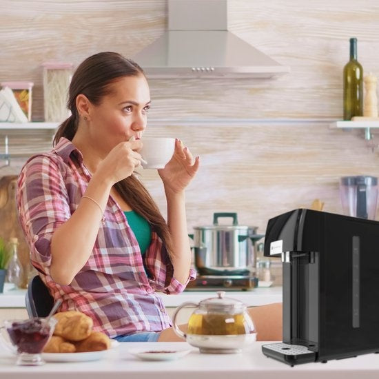 KitchenBrothers Heetwaterdispenser - 100℃ - 250 ml - 2.5L - Zwart