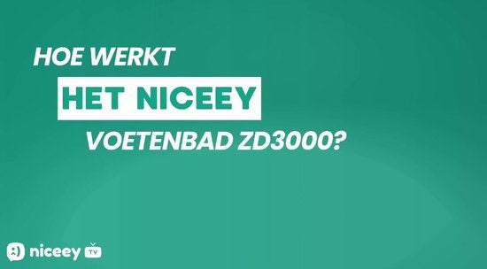 Niceey Voetenbad ZD3000 – Infrarood Massage, Bubbelfunctie, Opvouwbaar, 14L, Afstandsbediening, Tot 48°C – Wit
