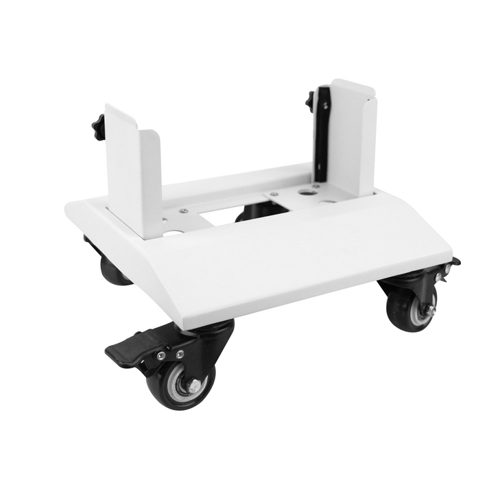 ATP Optimum vloerstandaard met wieltjes voor roodlichttherapie – mobiel en stabiel – wit – 60 × 60 × 180 cm