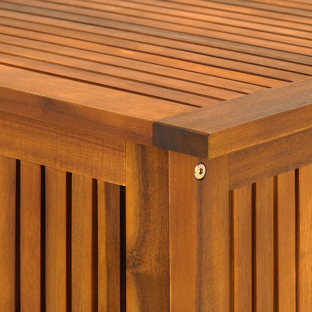 Casaria Tuinbox - Acacia Hout - Incl. Binnenzeil - 115 x 50 x 59 cm - Bruin