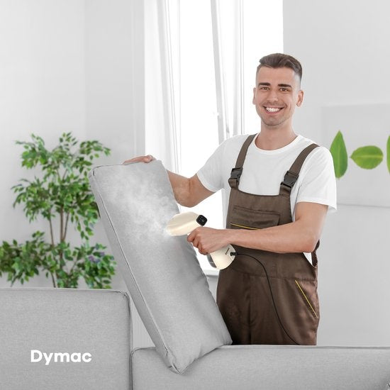 Dymac SilkSteam Fusion Kledingstomer – Stoomreiniger – Stoomapparaat Kleding en Meubilair – Handstomer – Kleding Stomer - Inclusief Pluizenborstel