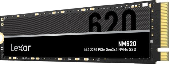 Lexar NM620 - Interne SSD - PCIe Gen3x4 - NVMe M.2 2280 - 512 GB