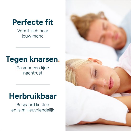 Nachtbeugel - Knarsbitje voor rechte tanden - Knarsbitje volwassenen - Bitje - Tandenknarsen