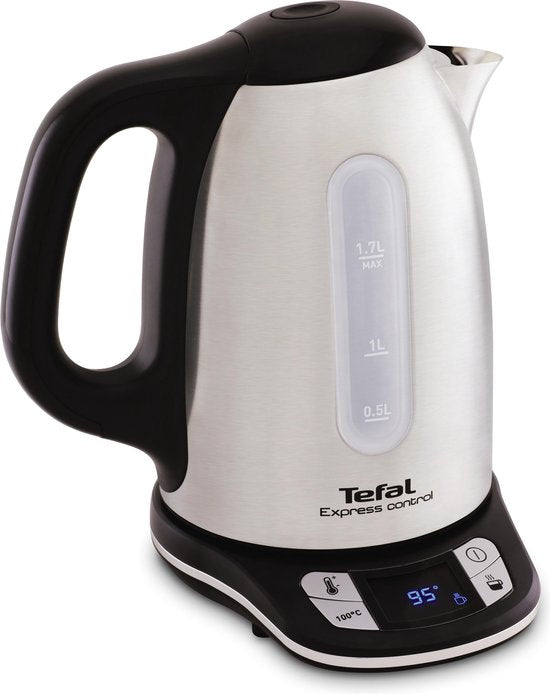 Tefal Express Control KI240D10 - Waterkoker - 1,7L - Instelbare Temperatuur - RVS