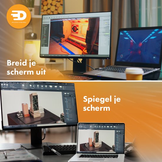 HDMI Kabel 2.1 - Ultra HD High Speed - HDMI naar HDMI - Geschikt voor Xbox Series X & PS5 - 2 meter - Nylon - Grijs
