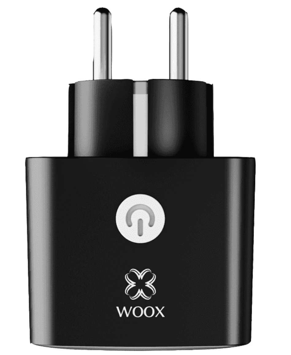 Woox R6169 Wifi & Matter Smart Plug 2-pack – Zwart – 55 x 55 x 84 mm