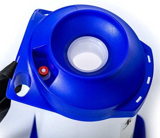 Edialux Coral 5 L druksproeier, drukspuit voor reiniging, ontsmetting en tuinwerkzaamheden, geschikt voor bleekwater, schoonmaakazijn herbiciden, bruine zeep, soda, verwisselbare onderdelen