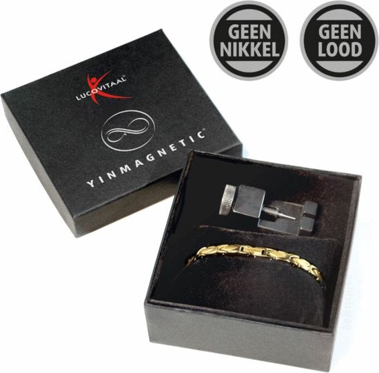 Lucovitaal Yinmagnetic Magneet Armband Goud