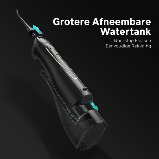 Bintoi® iSonic Black Series F600 - Waterflosser - Flosapparaten - Monddouche