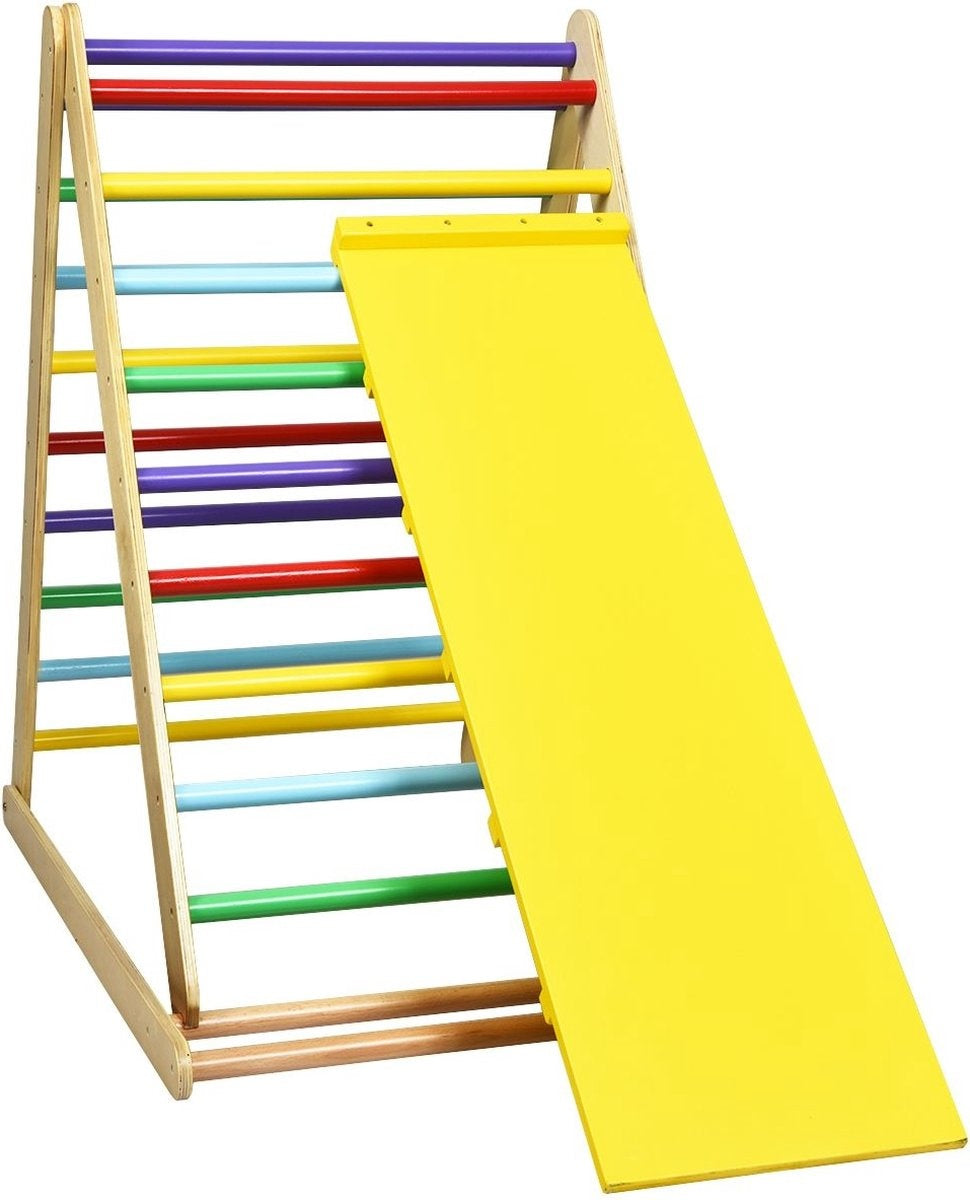 Costway Klimrek Opvouwbaar Met Ladder - Hout - Montessori Stijl