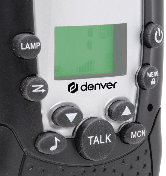 Denver Walkietalkie - 8 kanalen - Tot 5 km bereik - Set van 2 - Zaklamp - WTA449