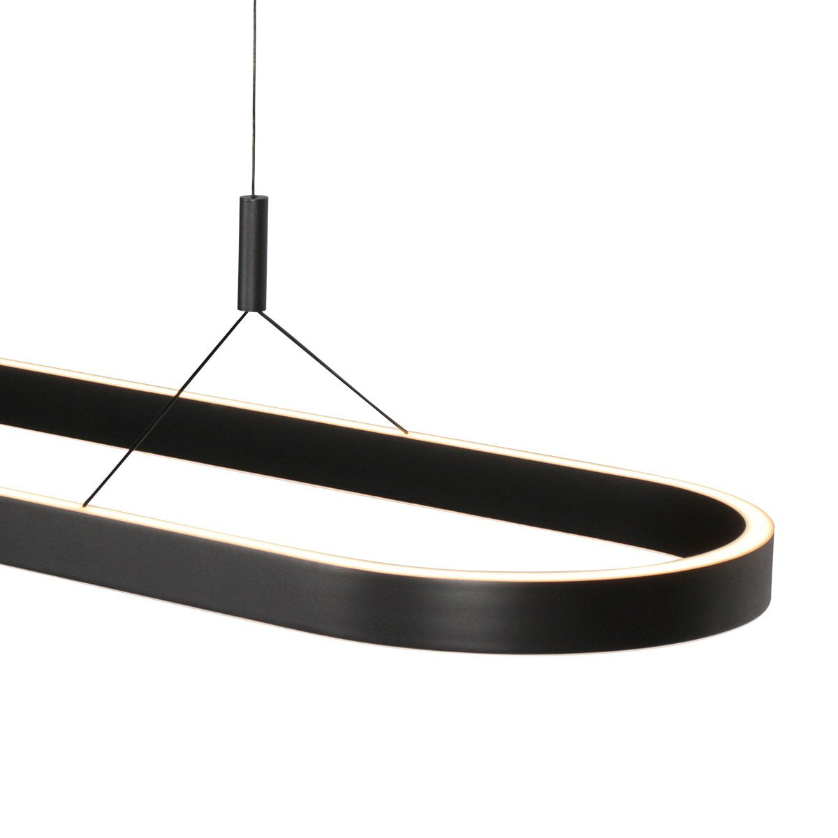 Steinhauer Exclusive - hanglamp - Mykty - zwart - metaal - design lamp - LED - 4205ZW