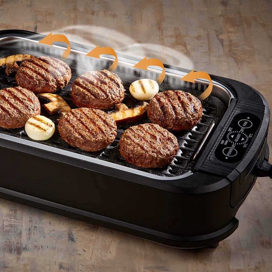 Mediashop -  Elektrische Grill - Rookloos - 1500 watt - 29.70x14x50 cm