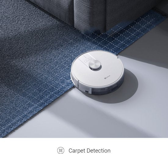 EZVIZ RE4 Plus - Robotstofzuiger met Dweilfunctie, 4000Pa Zuigkracht, Automatisch Leegstation, Navigatie & Obstakelvermijding - Compatibel met Google Assistant & Alexa - Zwart