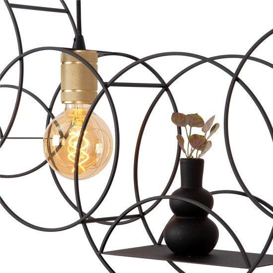 Lucide CIRCLE - Hanglamp - 3xE27 - Zwart