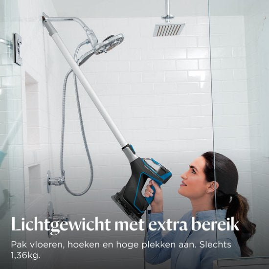 BISSELL PowerFresh Slim Steam Stoomreiniger 1500W - 3 in 1 Stoom Dweil - Multifunctionele Handstomer voor o.a. Badkamer, Keuken - Mop voor Harde & Houten Vloeren - Lichtgewicht 1.9kg - Incl. 4 Opzetstukken - 2234N