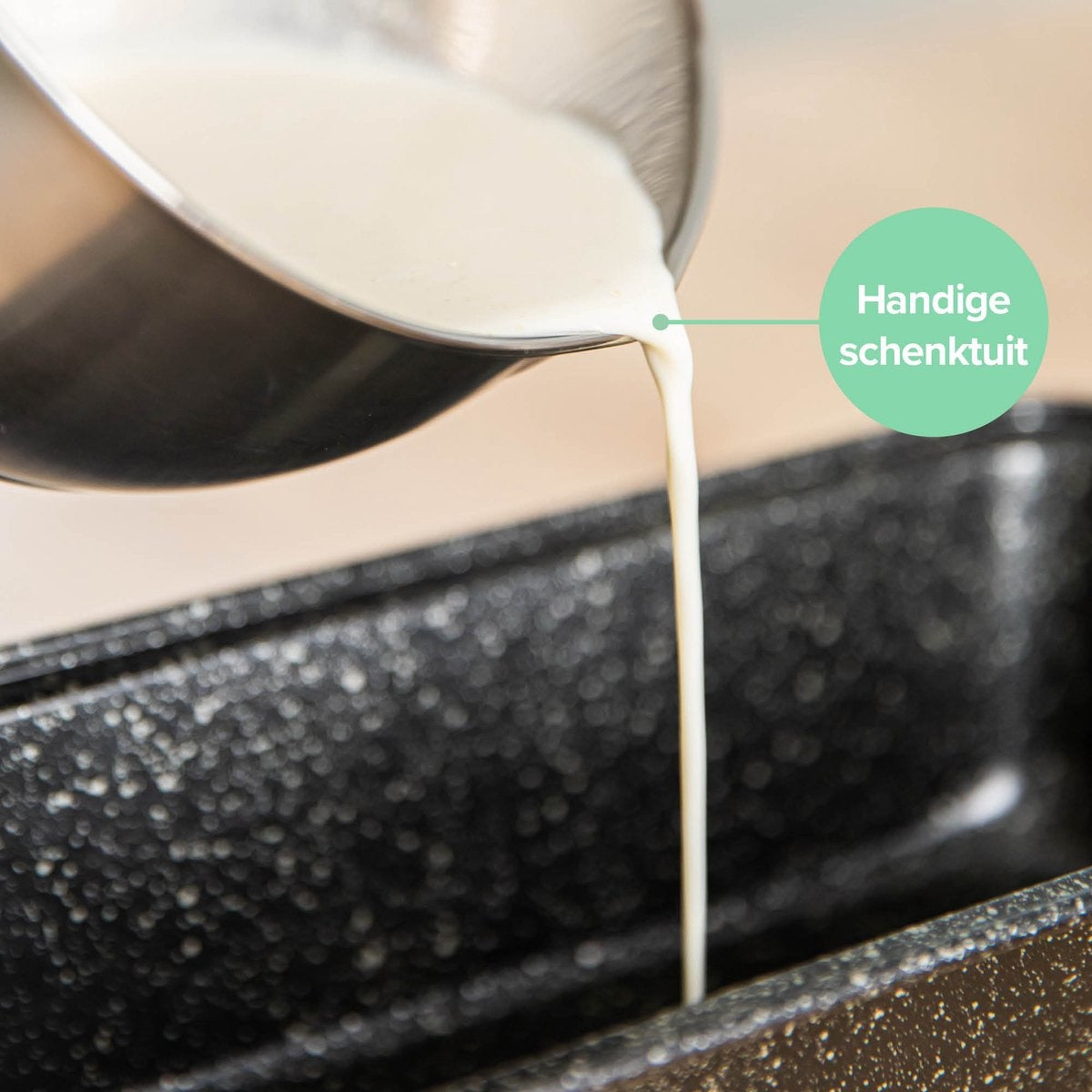 Coninx Mengkommen Set 3-Delig - Beslagkommen met Deksel - Antislip - Maataanduiding - Schenktuit - RVS
