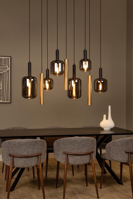 Lucide JOANET - Hanglamp - 2xE27 - Messing