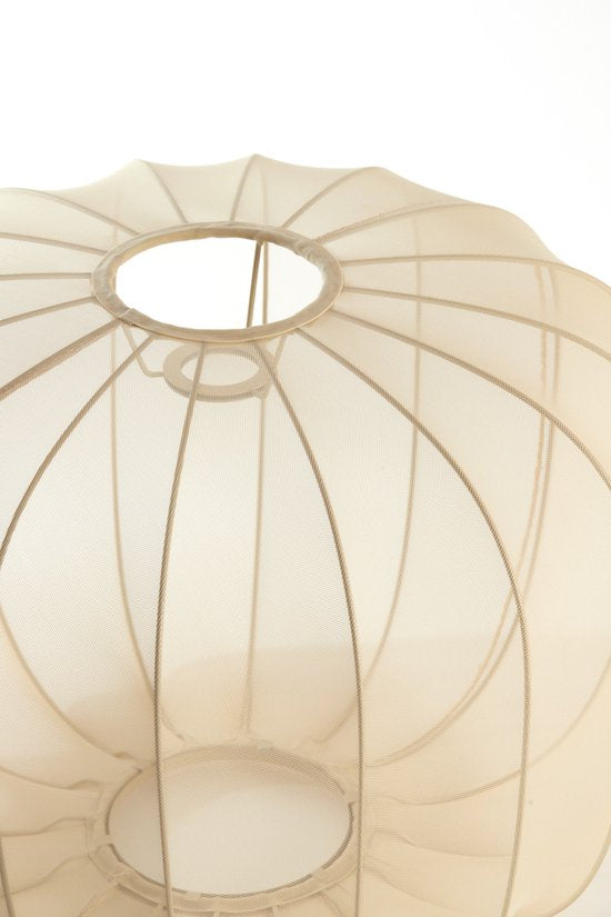 Light & Living - kap - Plumeria - beige - textiel - Ø 50cm - E27 - 2981627
