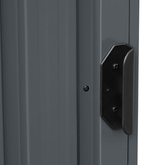 AXI Owen metalen Containerombouw Antraciet - Kliko ombouw voor 1 afvalcontainer – Max. 240L – Goede ventilatie