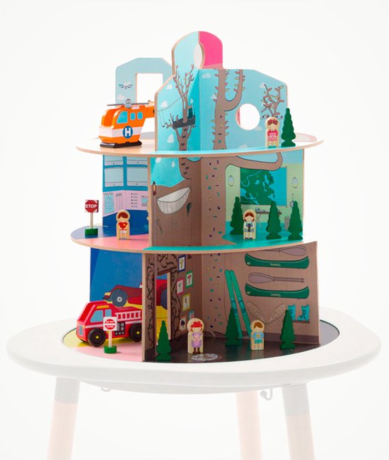 Stokke® MuTable™ Scenarios House - Poppen houten speelhuis