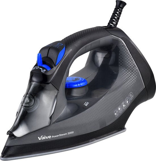 Vaive PowerSteam 2200 Strijkijzer - Stoomstrijkijzer – Iron - stoomstrijkijzers - 2200W – 350 ML Watertank - Stoomstootfunctie