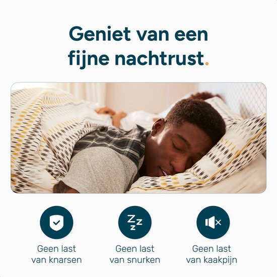 Nachtbeugel - Knarsbitje voor rechte tanden - Knarsbitje volwassenen - Bitje - Tandenknarsen