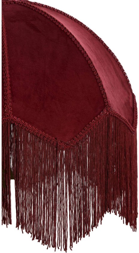 Light & Living Lampenkap Malacia - Donkerrood - Ø35cm - Modern