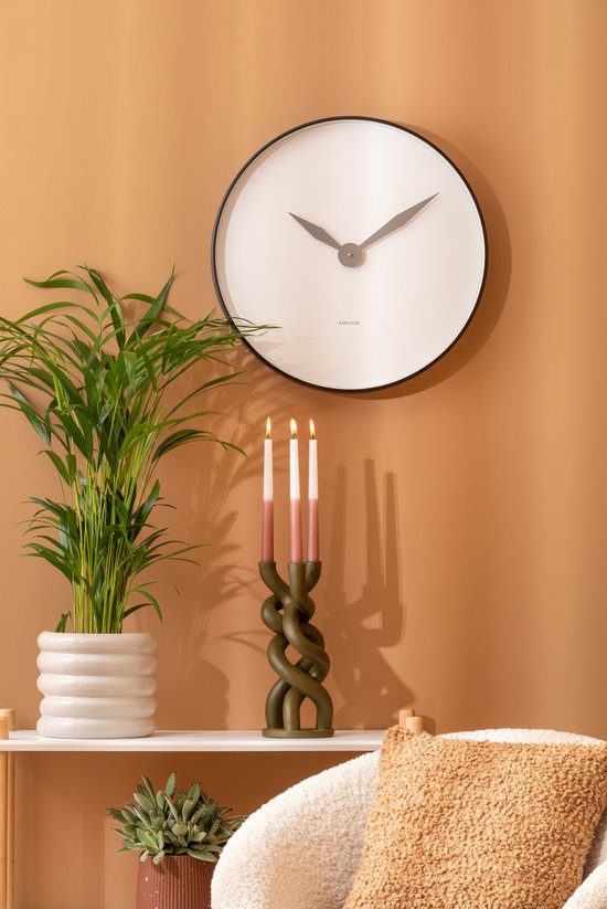 Karlsson Wandklok Albatross - Ø50cm - Wandklok Modern - Zwart