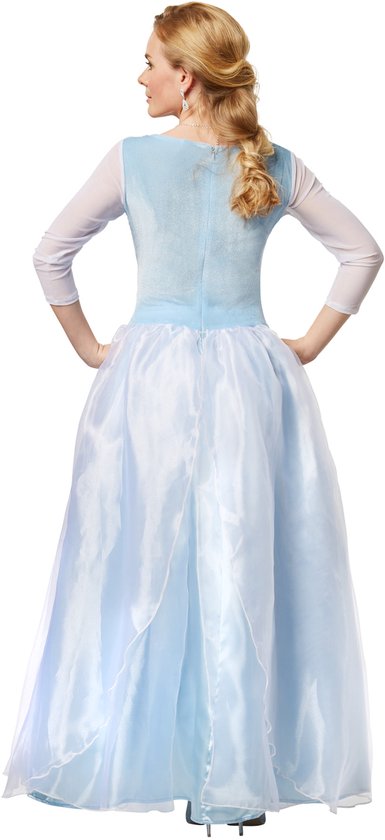 Dressforfun Sierlijke prinsessenjurk Cinderella M - verkleedkleding kostuum halloween verkleden feestkleding carnavalskleding carnaval feestkledij partykleding - 301884