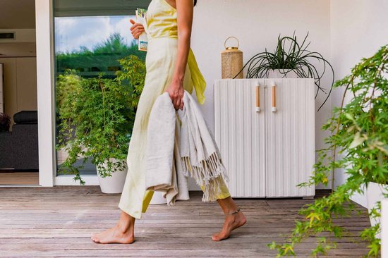 Keter - Opbergkast - Groove - laag - beige - zandkleurig