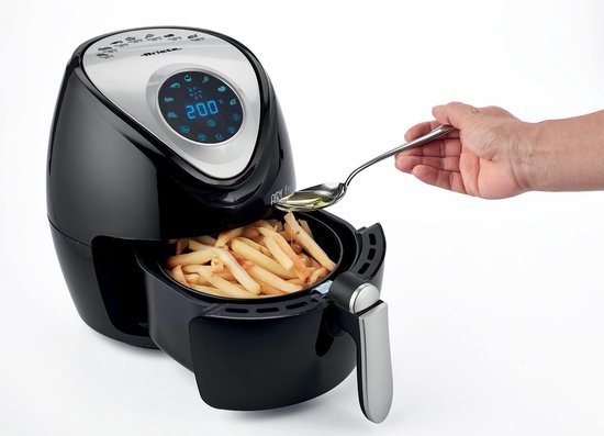 Ariete 4616/00 Enkel 3,5 l Vrijstaand 1300 W Heteluchtfriteuse Zwart, Zilver