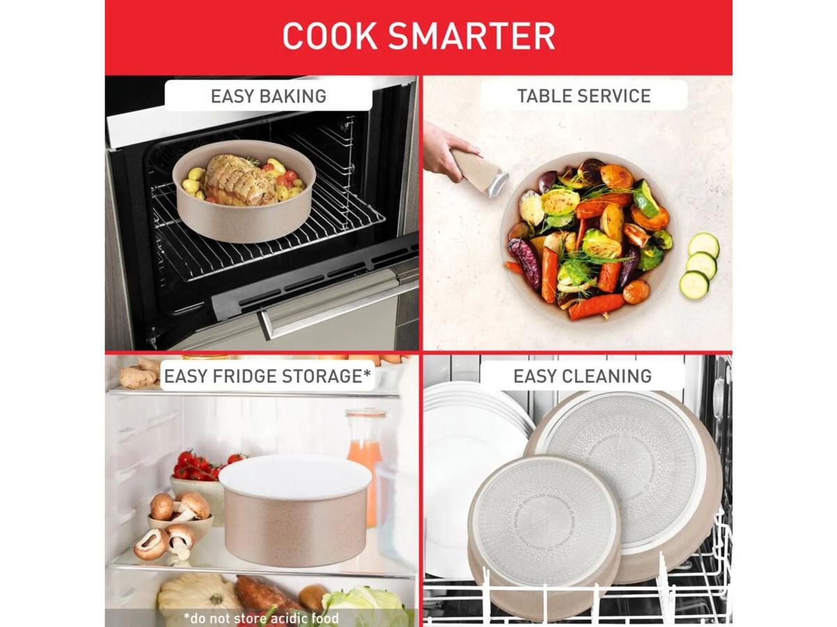 Tefal Ingenio Delight Pannenset - 17-delig - Aluminium met Mineralia anti-aanbaklaag - Diverse maten