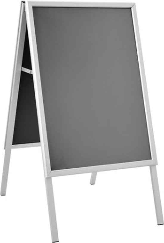 Europel Stoepbord - Kliklijst B1 formaat - 70,7 x 100 cm - 32 mm frame - Dubbelzijdige presentatie - Waterbestendig - Gemakkelijk op te bergen