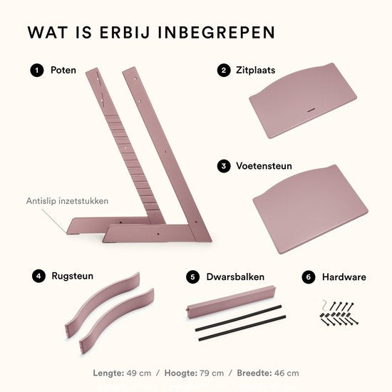 Stokke® Tripp Trapp® Stoel | Heather Mauve