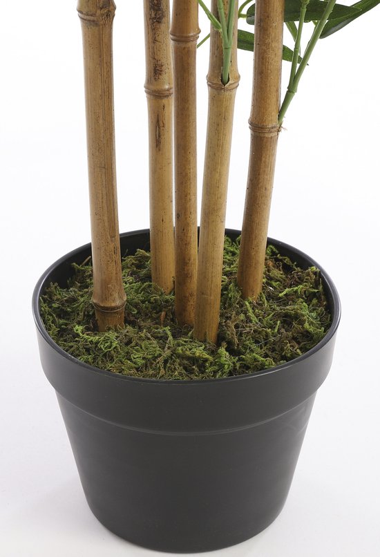 Mica Decorations Bamboe Kunstplant - H155 x Ø90 cm - Groen