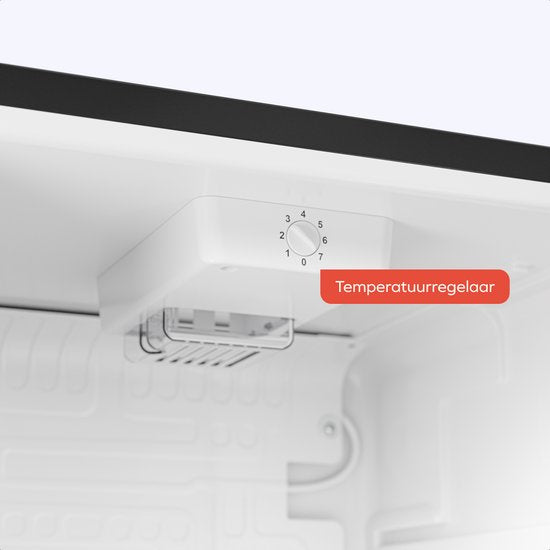 KitchenBrothers Koelkast - 92L - Tafelmodel - IJskast - Frigo - Vrijstaand - Zwart
