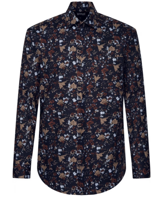 Seidensticker Kent Business Overhemd Regular Fit – Cappuccino – maat L
