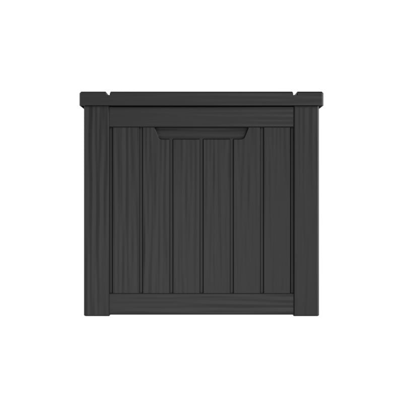 LifeGoods Opbergbox M – 142 x 67 x 60 cm – 450 Liter Inhoud - Luxe Gasveer - Geïntegreerde Handvatten – Zwart Kunststof