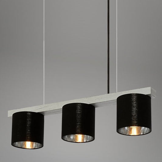 BRILONER - Hanglamp - 136 CM - Excl. 3X E14 - Antiek Zilver