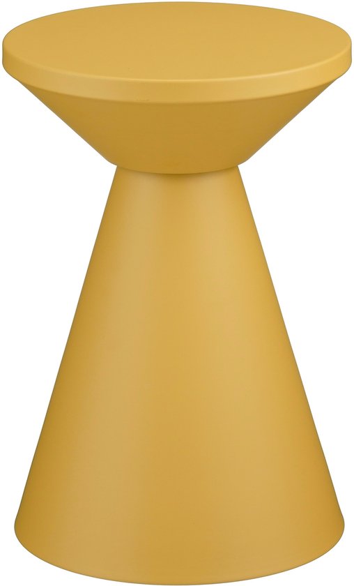 Jim Bijzettafel - H45 x Ø31 cm - IJzer - Okerkleurig