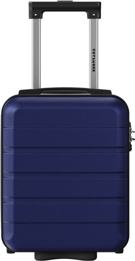 TRVLMORE Handbagagekoffer - 40x30x20 cm - Underseater - 24L - TSA-slot - 2 Wielen - Donkerblauw