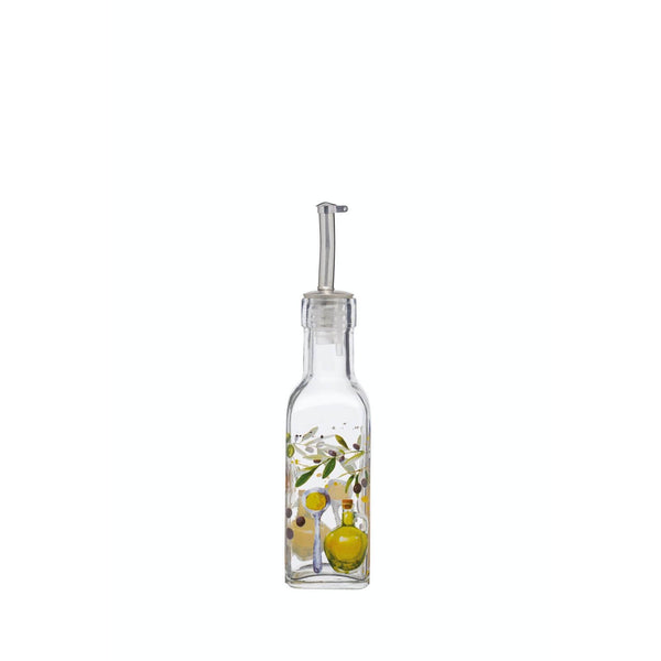 World of Flavours 180ml Olie- & Azijngieters - Transparant met print