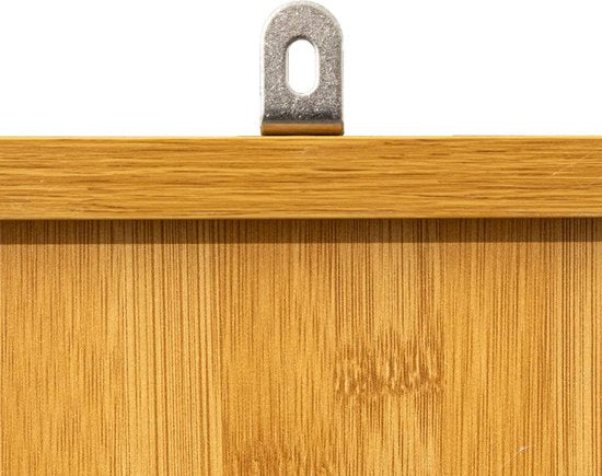 5Five Kolomkast - hoog - 34 x 24 x 170 cm - bamboe - bruin - badkamerkast - badkamer meubel